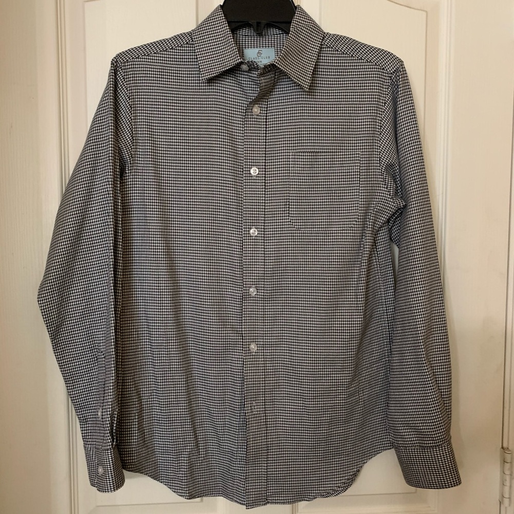 Class Club Houndstooth Button Down Boys 14/16